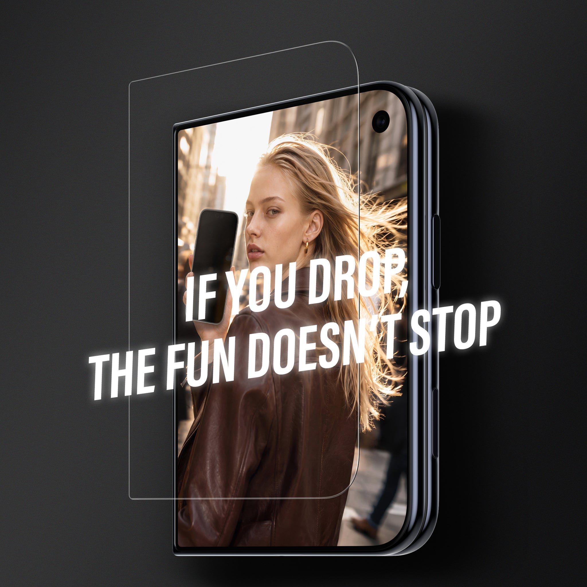 SAFE. by PanzerGlass® Front Screen Protector iPhone Duo | FRAME FIT w. EasyAligner